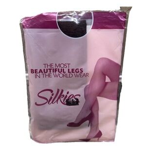 Vintage Silkies Microfiber Trouser Socks Regular Dark Brown 911023